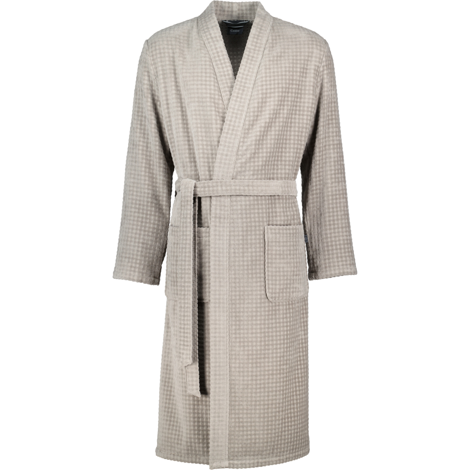 Cawö Herren Kimono-Bademantel 5508 | 779 graphit