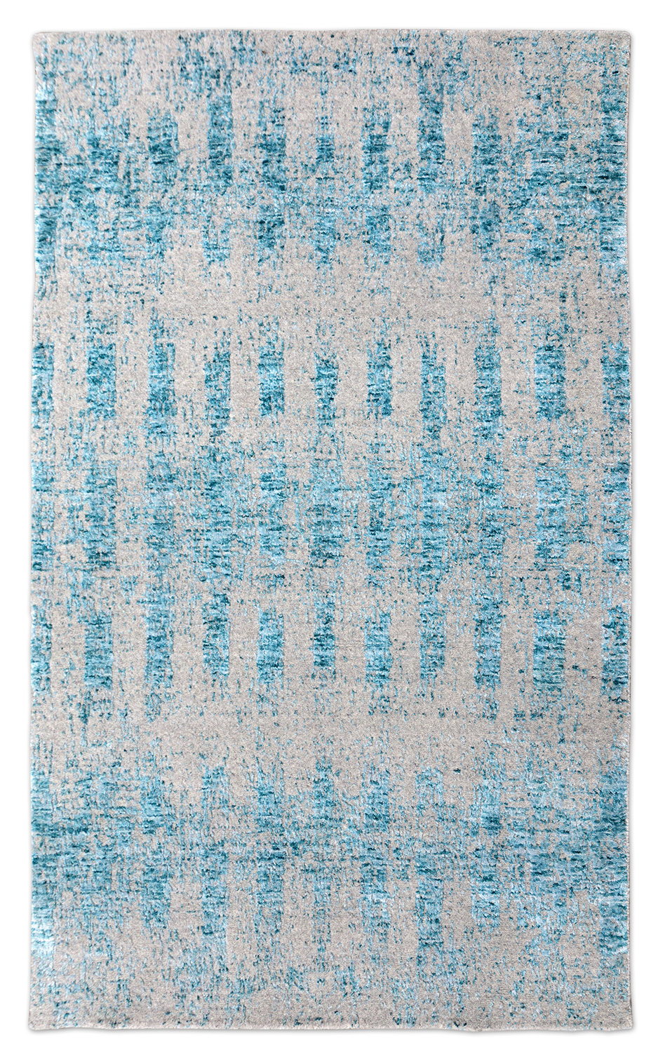 Thomas Teppich Handloom Jaquard Fine | Silver/Blue